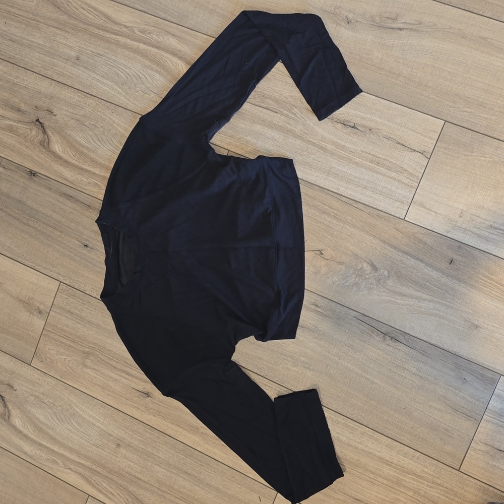 Gaiam Long Sleeve Cropped Activewear Size M